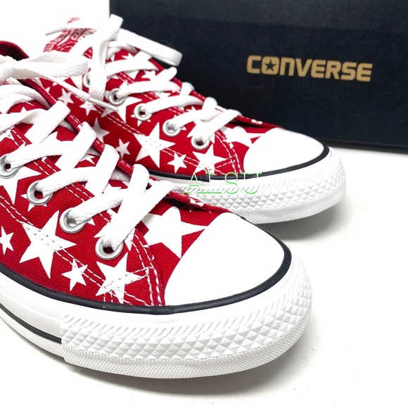 Converse 🔥SALE!🔥 Ctas Canvas Low Top Day Ahead Red Women’s Size 7.5 147119F - Picture 9 of 11